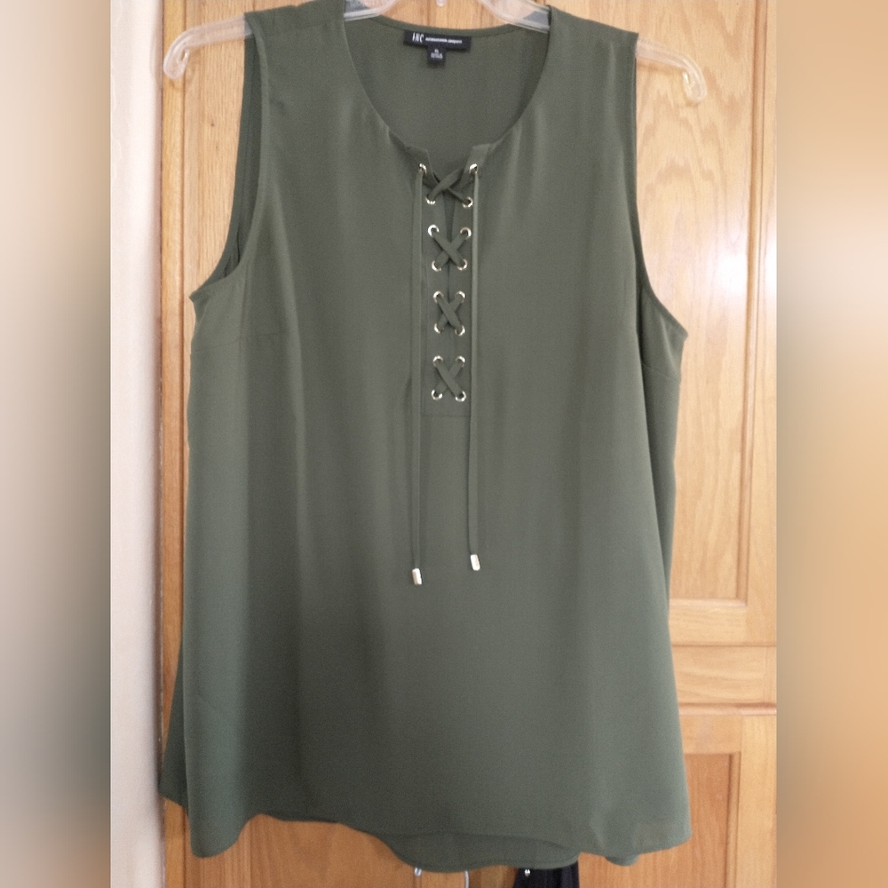 INC Olive Green Tunic XL